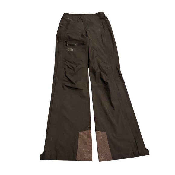 Womens North Face Gore Tex Ski Pants Side Zip Size XS BLACK - Picture 1 of 5